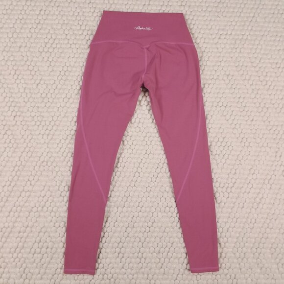 Alphalete Surface Elevation Leggings Candy Apple Sz Small - Picture 4 of 5